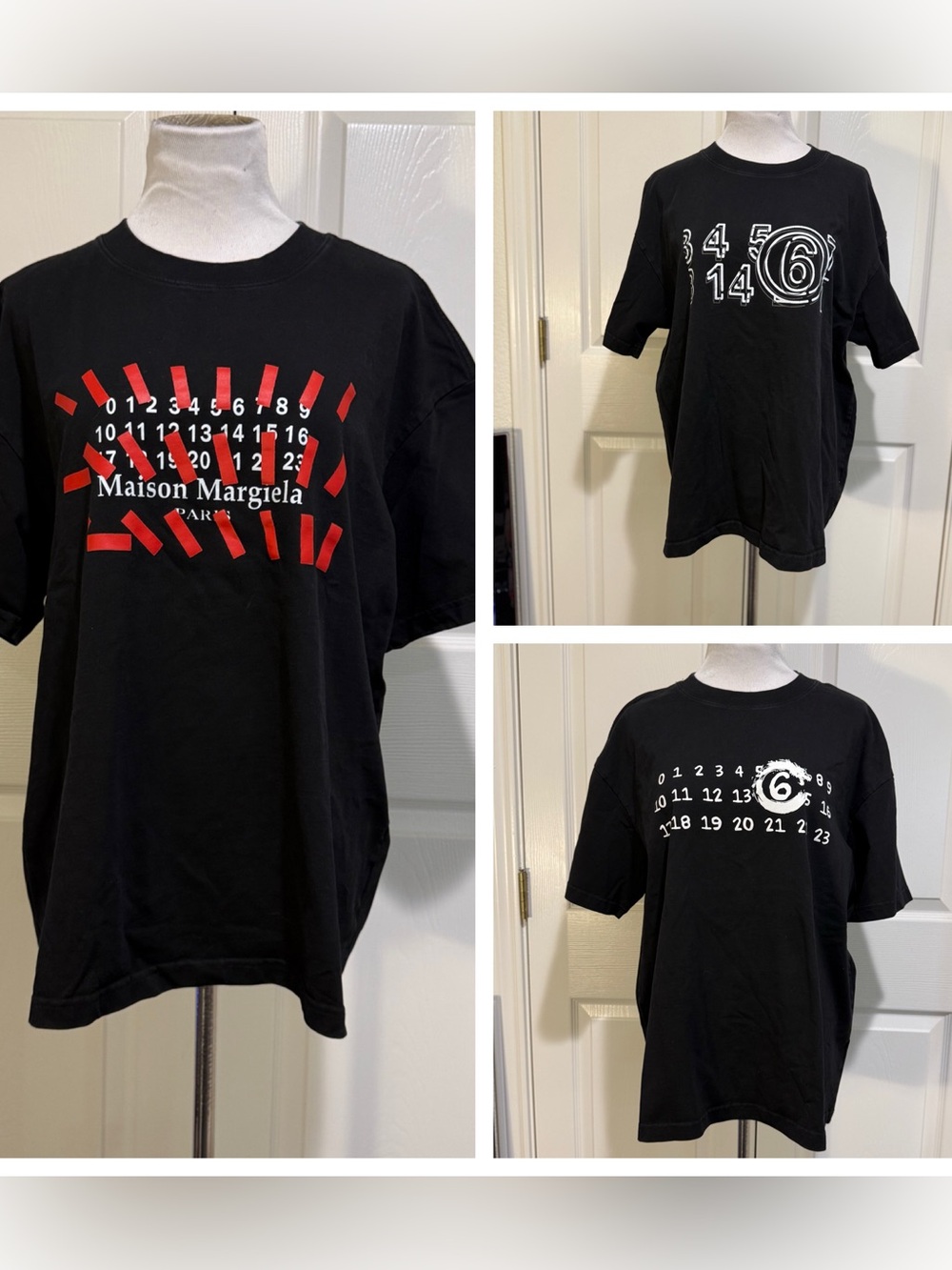 3 Maison Margiela t-shirts